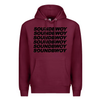 Burgundy soundbwoy Premium Hoodie - artisFamous
