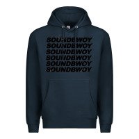 Navy soundbwoy Premium Hoodie - artisFamous