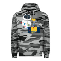 Slate Camo wall e eve christmas light wrap graphic t shirt Premium Hoodie - artisFamous