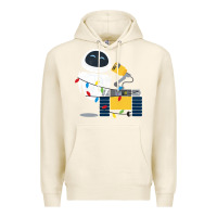 Tofu wall e eve christmas light wrap graphic t shirt Premium Hoodie - artisFamous