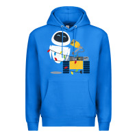 True Royal wall e eve christmas light wrap graphic t shirt Premium Hoodie - artisFamous