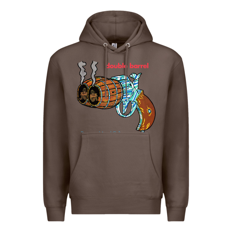 Double Barrel Premium Hoodie by artisFamous | Teevron