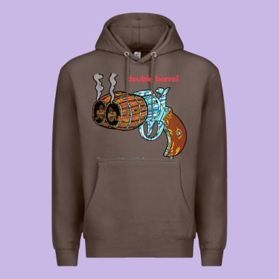 Double Barrel Premium Hoodie Designed By Artisfamous