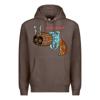 Coffee Double Barrel Premium Hoodie - artisFamous