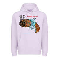 Lilac Double Barrel Premium Hoodie - artisFamous