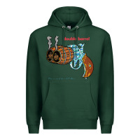 Sports Green Double Barrel Premium Hoodie - artisFamous