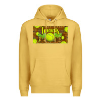 Antique Gold tennis mom license plate Premium Hoodie - BarkalooDesign