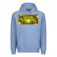 Colony Blue tennis mom license plate Premium Hoodie - BarkalooDesign