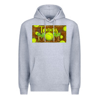 Heather Grey tennis mom license plate Premium Hoodie - BarkalooDesign