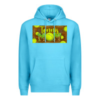 Ocean Blue tennis mom license plate Premium Hoodie - BarkalooDesign