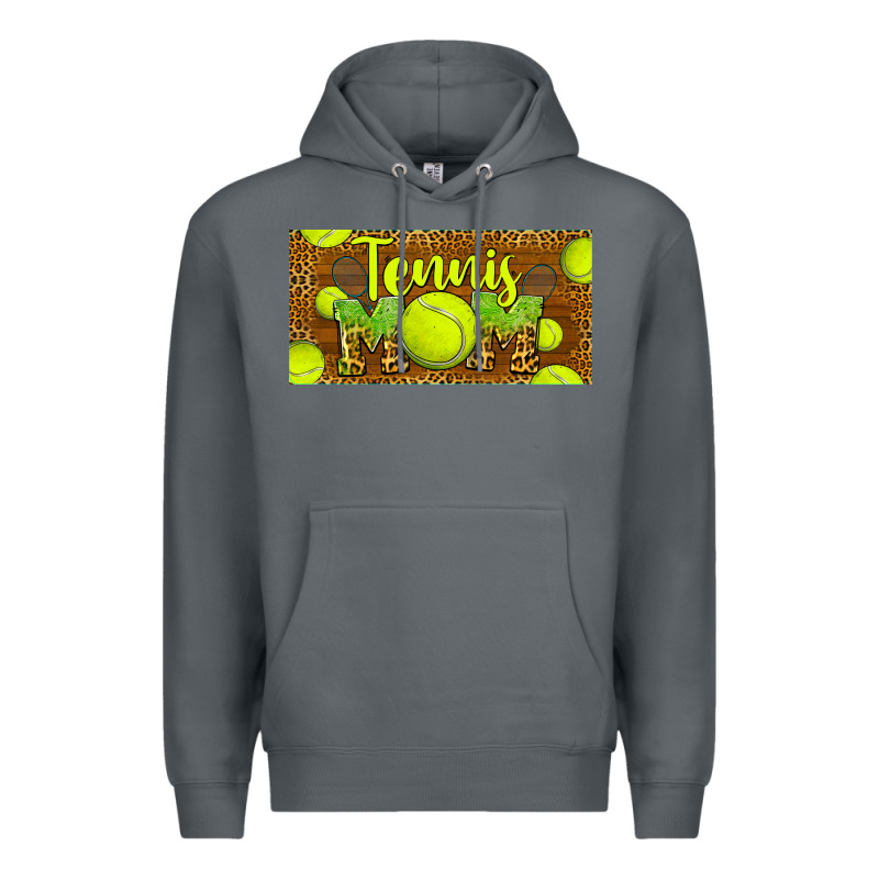 Tennis Mom License Plate Premium Hoodie by BarkalooDesign | Teevron