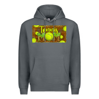 Rock tennis mom license plate Premium Hoodie - BarkalooDesign