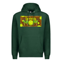 Sports Green tennis mom license plate Premium Hoodie - BarkalooDesign