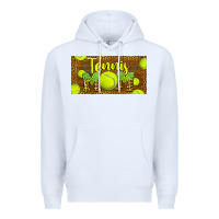 White tennis mom license plate Premium Hoodie - BarkalooDesign