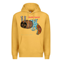 Mustard Double Barrel Premium Hoodie - artisFamous
