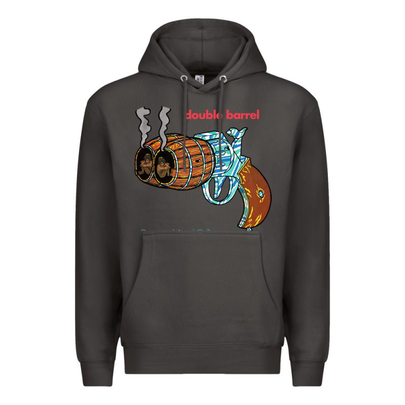 Double Barrel Premium Hoodie by artisFamous | Teevron