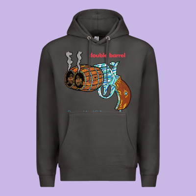 Double Barrel Premium Hoodie Designed By Artisfamous
