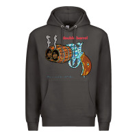 Smoke Double Barrel Premium Hoodie - artisFamous