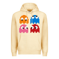 Pina Colada pacman ghosts cool retro 80s Premium Hoodie - artisFamous