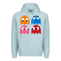 Blue Mist pacman ghosts cool retro 80s Premium Hoodie - artisFamous