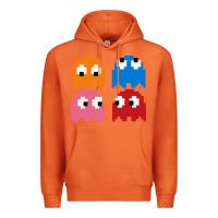 Carrot pacman ghosts cool retro 80s Premium Hoodie - artisFamous