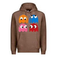 Chestnut pacman ghosts cool retro 80s Premium Hoodie - artisFamous