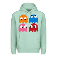 Seafoam pacman ghosts cool retro 80s Premium Hoodie - artisFamous