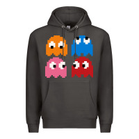 Smoke pacman ghosts cool retro 80s Premium Hoodie - artisFamous