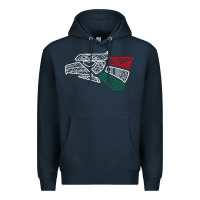 Navy mexico flag Premium Hoodie - artisFamous