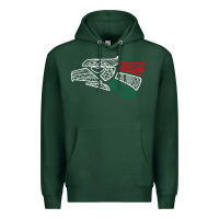 Sports Green mexico flag Premium Hoodie - artisFamous