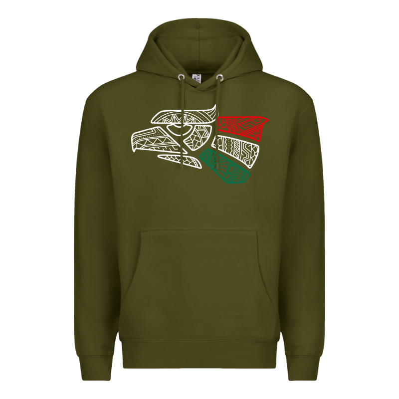 Mexico Flag Premium Hoodie by artisFamous | Teevron