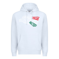 White mexico flag Premium Hoodie - artisFamous