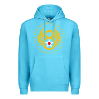 Ocean Blue mighty eighth   8th air force Premium Hoodie - artisFamous