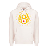 Pale Pink mighty eighth   8th air force Premium Hoodie - artisFamous