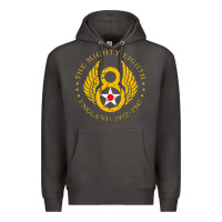 Smoke mighty eighth   8th air force Premium Hoodie - artisFamous