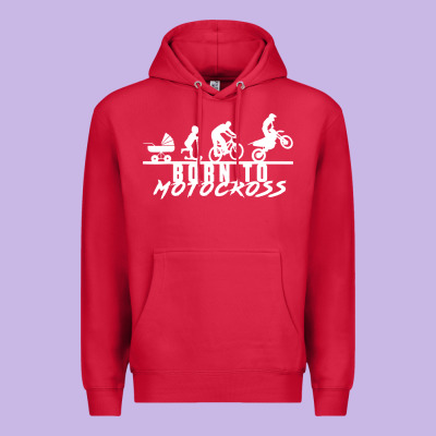 Motocross Motocicleta Evolución Offroad Premium Hoodie Designed By Artisfamous
