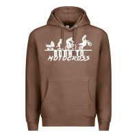 Chestnut motocross motocicleta evolución offroad Premium Hoodie - artisFamous