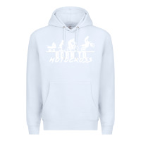 White motocross motocicleta evolución offroad Premium Hoodie - artisFamous
