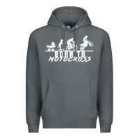Rock motocross motocicleta evolución offroad Premium Hoodie - artisFamous