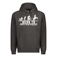 Smoke motocross motocicleta evolución offroad Premium Hoodie - artisFamous