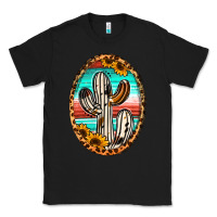 Black Western Cactus Classic Tee - Jasminsmagicworld