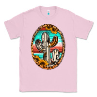 Bubblegum Pink Western Cactus Classic Tee - Jasminsmagicworld