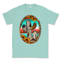 Seafoam Western Cactus Classic Tee - Jasminsmagicworld