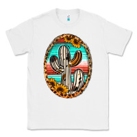 White Western Cactus Classic Tee - Jasminsmagicworld