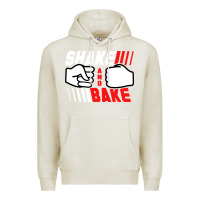 Oatmeal Heather shake and bake tees Premium Hoodie - artisFamous
