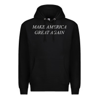 Black make america great again Premium Hoodie - artisFamous