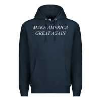Navy make america great again Premium Hoodie - artisFamous