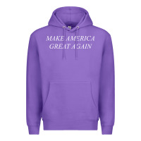 Purple make america great again Premium Hoodie - artisFamous