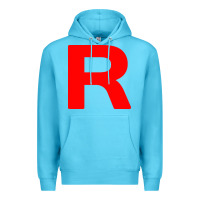 Ocean Blue team rocket long sleeve t shirt Premium Hoodie - artisFamous
