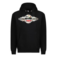 Black daytona speedway Premium Hoodie - artisFamous